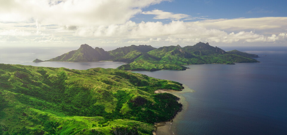 Den tropiske øygruppen Fiji er en av stillehavsøyene som har hatt meslingutbrudd i siste. Flyfoto: GettyImages Foto: