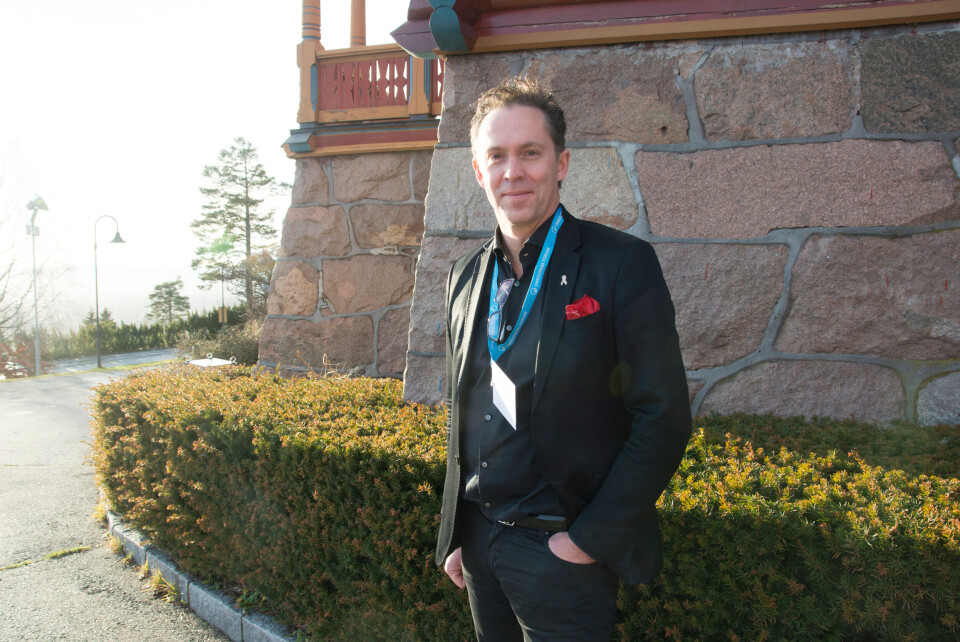 PRESISJONSONKOLOGI: Overlege Hans Petter Eikesdal leder Petremac-studien, og delte erfaringer med kolleger under Onkologisk forum i Holmenkollen i Oslo. Foto: Målfrid Bordvik Foto: PRESISJONSONKOLOGI: Overlege Hans Petter Eikesdal leder Petremac-studien, og delte erfaringer med kolleger under Onkologisk forum i Holmenkollen i Oslo. Foto: Målfrid Bordvik Foto: