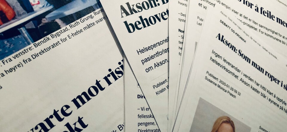 Debatten går varm om Direktoratet for e-helses omstridte IT-prosjekt som skal gi kommunene en felles e-helseløsning og journal. Foto: Debatten går varm om Direktoratet for e-helses omstridte IT-prosjekt som skal gi kommunene en felles e-helseløsning og journal. Foto: