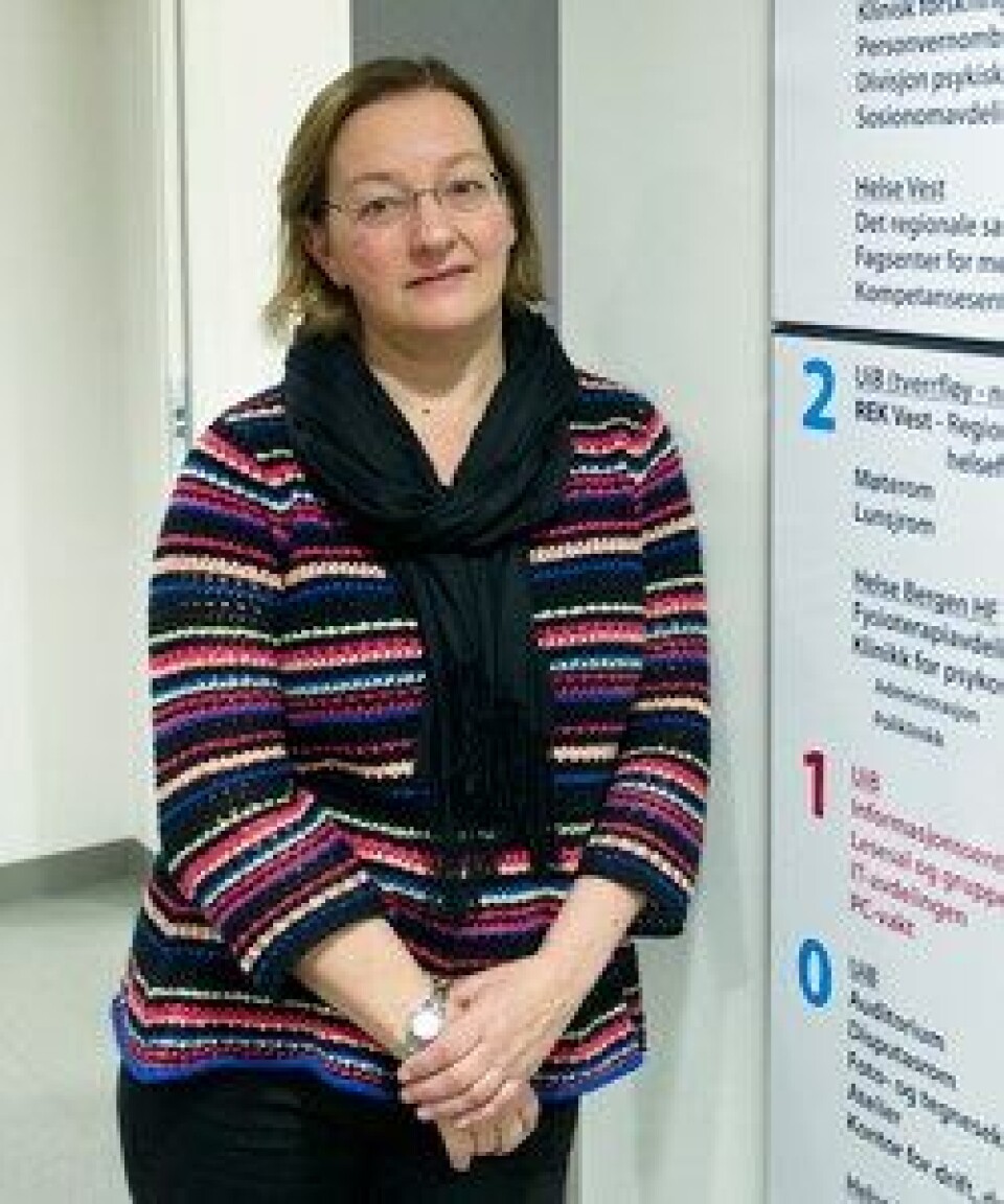 - Som samfunnsborgere må vi tenke på skattepengene og sørge for at det forskes på relevante problemstillinger, sier Dekan Nina Langeland ved UiB.
Foto: Marit Hommedal