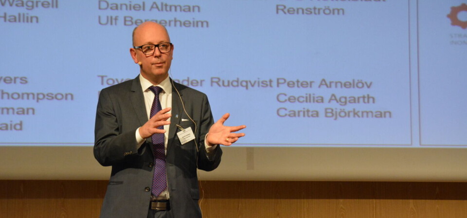 EN REVOLUSJON: – Det kommer til å skje en revolusjon i prostatakreftdiagnostikken de neste årene, tror onkolog og professor Henrik Grönberg ved Karolinska Institutet. Foto: Lisbeth Nilsen Foto: