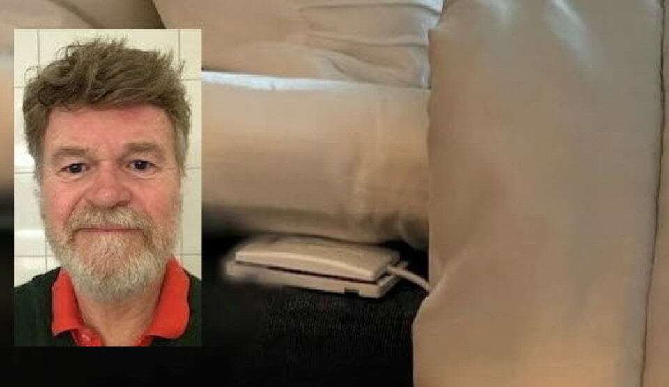 HJEMMEOVERVÅKNING: Ved hjelp av en sensor og annet utstyr har Lars Wik og OUS hjemmeovervåket covid-19-pasienter. Foto: Privat/Norsk Telemedisin HJEMMEOVERVÅKNING: Ved hjelp av en sensor og annet utstyr har Lars Wik og OUS hjemmeovervåket covid-19-pasienter. Foto: Privat/Norsk Telemedisin