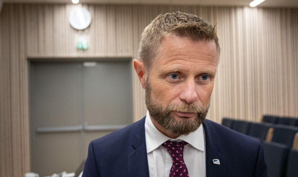 ROLIG: Helse- og omsorgsminister Bent Høie tar henvendelsen fra Helse Sør-Øst med stor ro. Foto: Siri Øverland Eriksen/arkivfoto