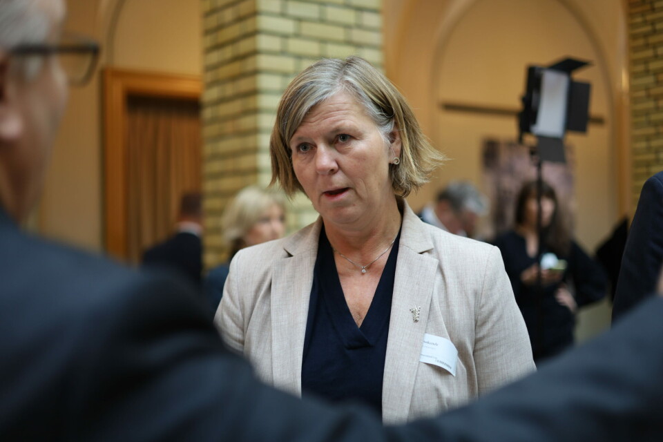 RISIKO: – Underveis-rapporten fra ekspertutvalget peker blant annet på behovet for flere LIS1-stillinger og forklarer hvilken betydelig risiko det vil være å omlegge finansieringsordningen, sier legepresident Anne-Karin Rime. Foto: Julie Kalveland Foto:
