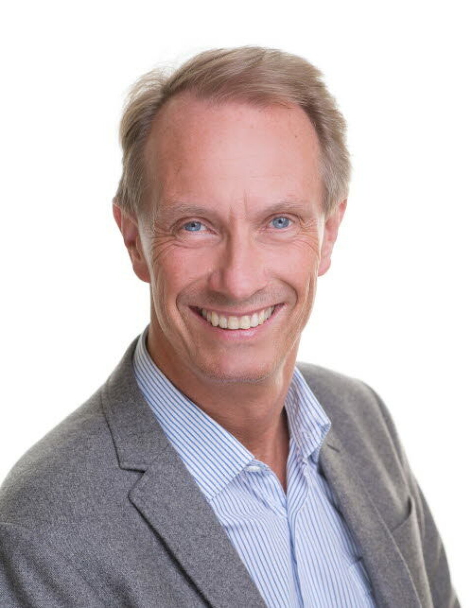KLAR MED NY VAKSINE: Pfizer, her ved medisinsk direktør i Norge, Erik Hjelvin.
Foto: Pfizer