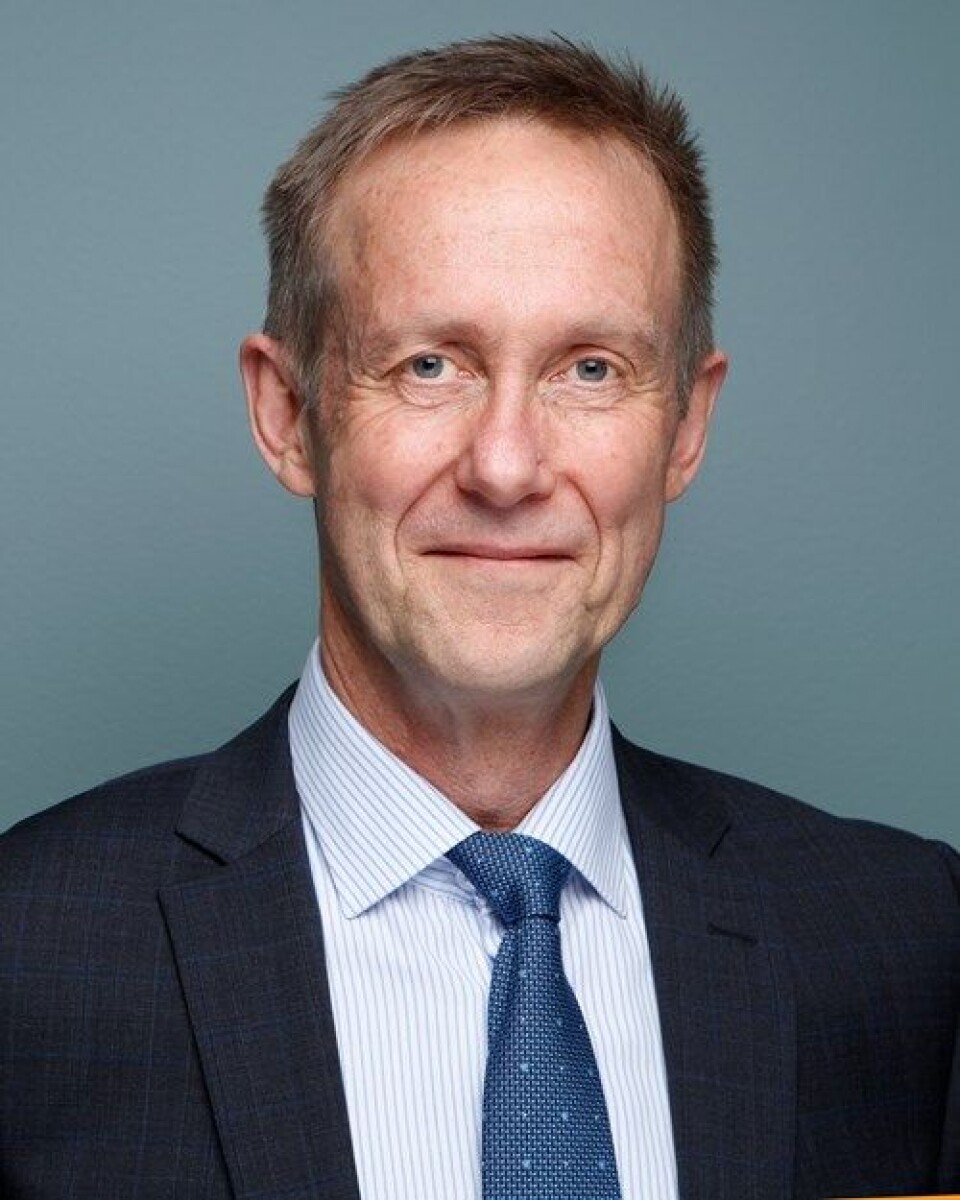 Audun Hågå, direktør i Statens Legemiddelverk, holder innlegg på møtet.
Foto: Legemiddelverket