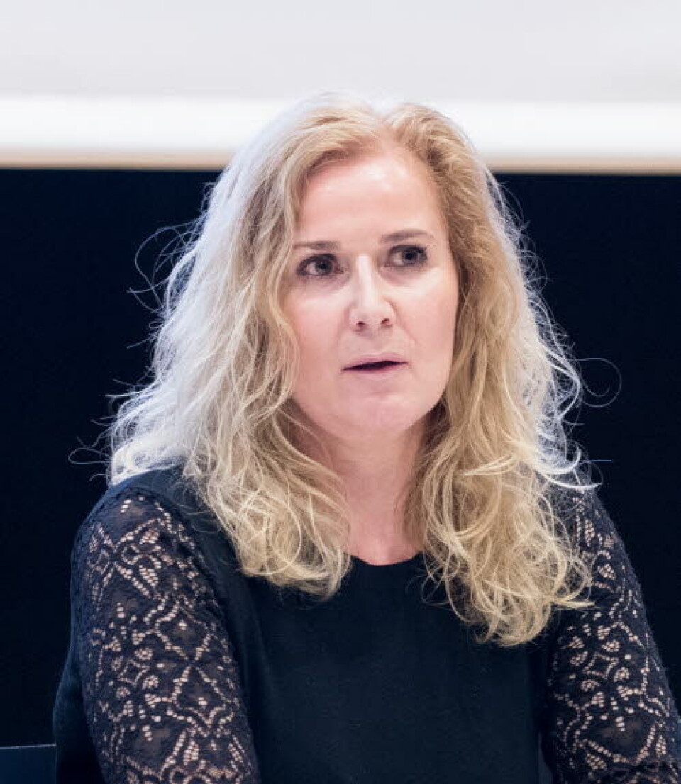 Karita Bekkemellem, administrerende direktør i Legemiddelindustrien (LMI).
Foto: Vidar Sandnes