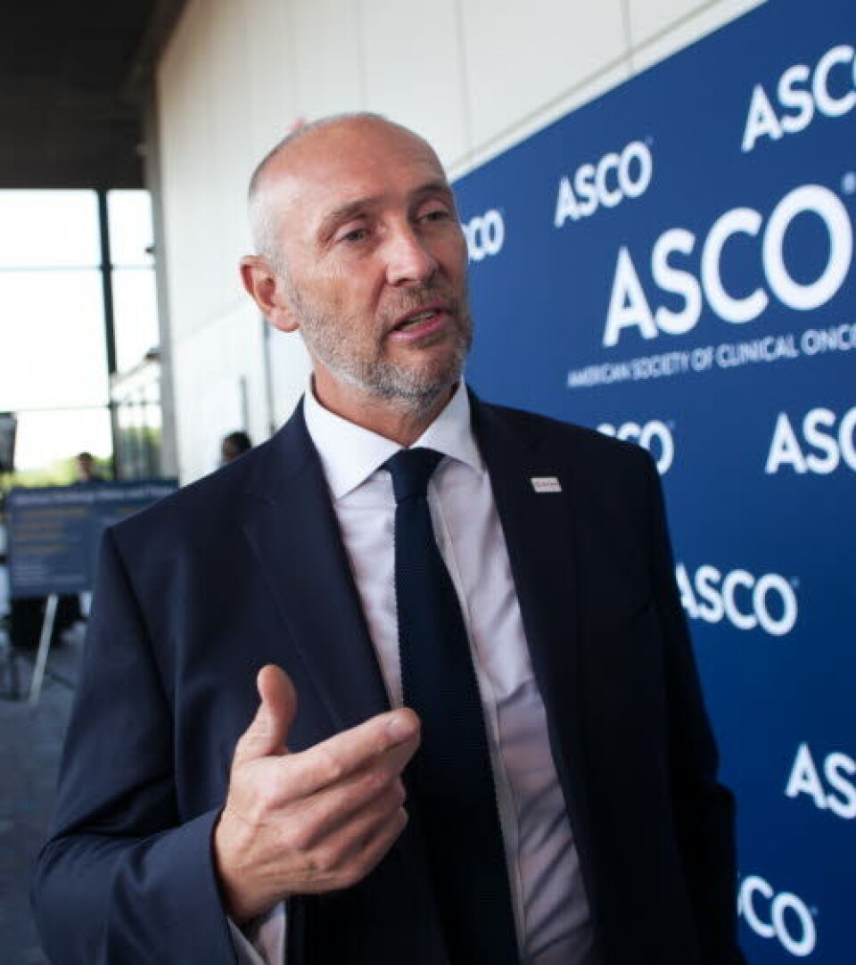 – Hans erfaringer med å utvikle kreftlegemidler i AstraZeneca og Amgen er verdifulle for å utforme og gjennomføre selskapets kliniske og regulatoriske strategi for bemcentinib, uttaler CEO Richard Godfrey i BerGenBio. Her avbildet under kreftkongressen ASCO.
Foto: Lasse Moe