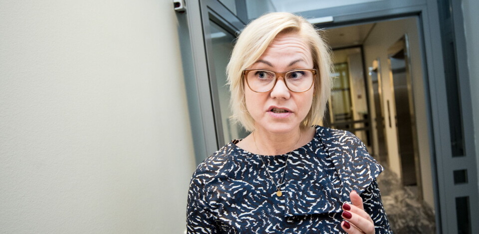 Ingvild Kjerkol og flere andre stortingsrepresentanter fra Arbeiderpartiet mener at anbudsgrossister bør ha krav om større lagre. Foto: Vidar Sandnes