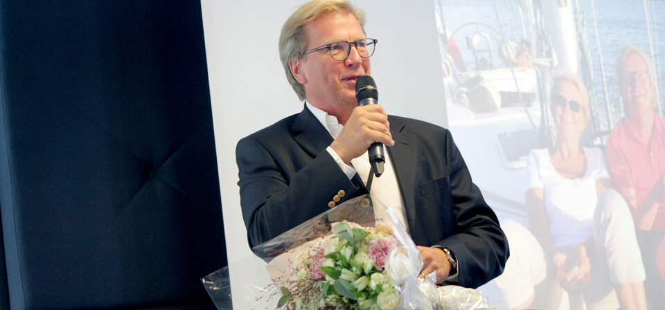 FORLATER BAYER: Thomas Ramdahl, avtroppende landssjef, under et avskjedsarrangement i Bayer tidligere denne måneden. Foto: Øyvind Bosnes Engen