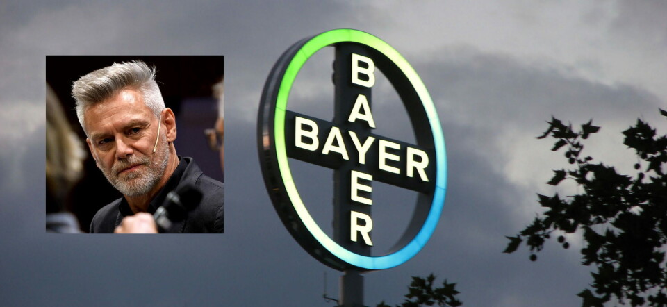 Kommunikasjonssjef i Bayer Norge, Frode Nakkim (innfelt), bekrefter at salget av selskapets dyrehelsevirksomhet vil påvirke tre stillinger i Norge. Foto: Bayer/Conan (Flickr.com/CC-licence 2.0)