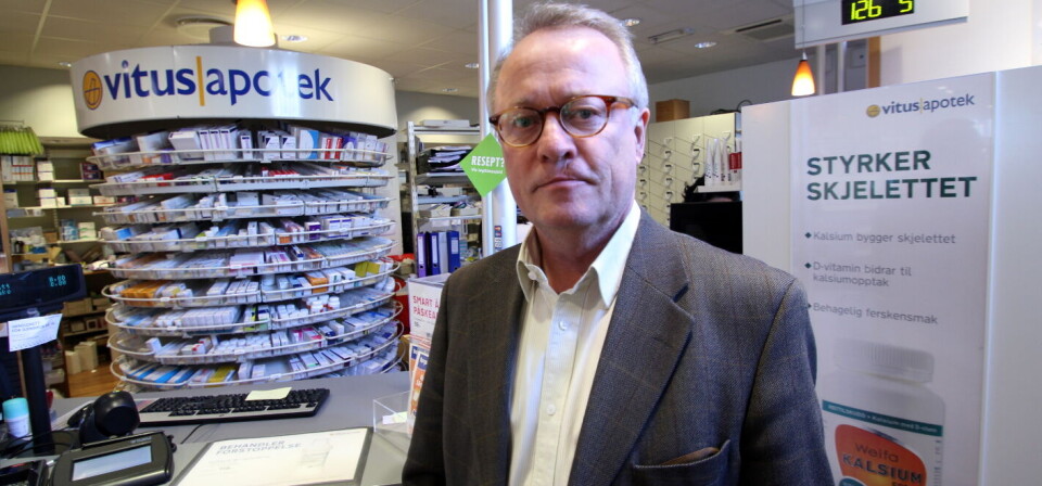 Næringspolitisk direktør Oddbjørn Tysnes i Apotekforeningen. Foto: Øyvind Bosnes Engen