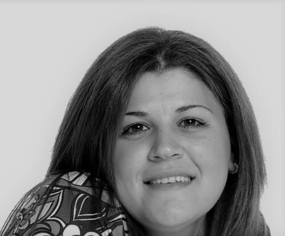 NY JOBB: Naz Isabella Lilan går fra Fresenius Kabi i Halden til Novartis i Oslo.
Foto: Privat
