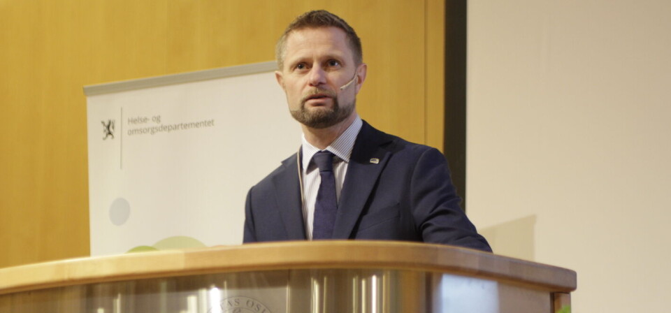 VIL ENDRE LOVEN: Helse- og omsorgsdepartementet, ved statsråd Bent Høie (H), foreslår endringer i legemiddelloven. Foto: Lasse Moe