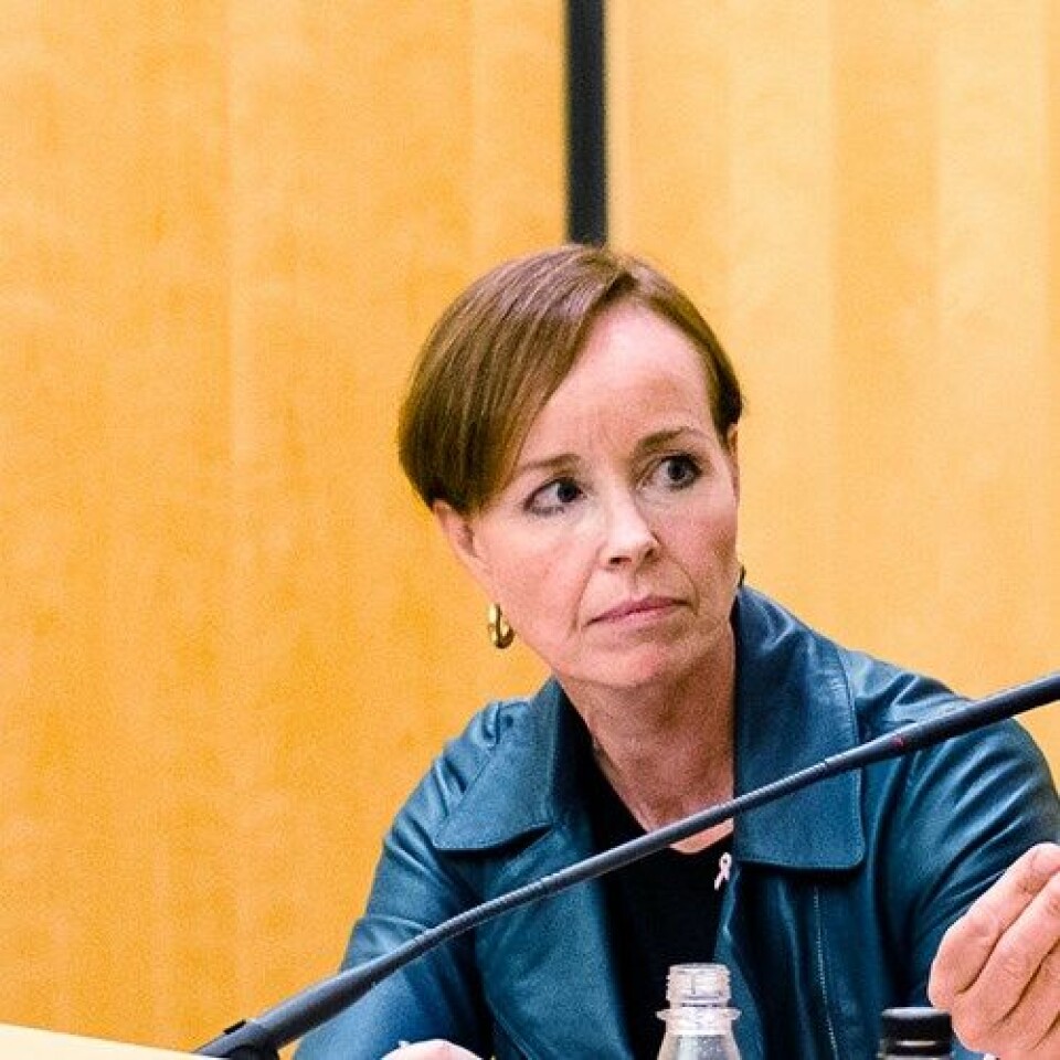 NØDVENDIG GJENNOMGANG: – Vi skal fortsette med utvikling av en funksjonell kur og HIV-vaksinen, men vi må samstemme oss med hva som har skjedd internasjonalt, forklarer kostituert sjef i Bionor Pharma, Unni Hjelmaas. Her avbildet under et tidligere DM Arena.
Foto: Arkiv