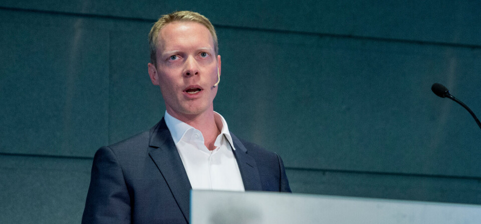 EKSPORTLOKOMOTIV: GE Healthcare AS, ved administrerende direktør Aksel Reksten, løftes frem som lønnsom eksportbedrift i vekst, i den seneste rapporten om helsenæringens verdiskaping i Norge. Foto: Espen Snipstad/LMI