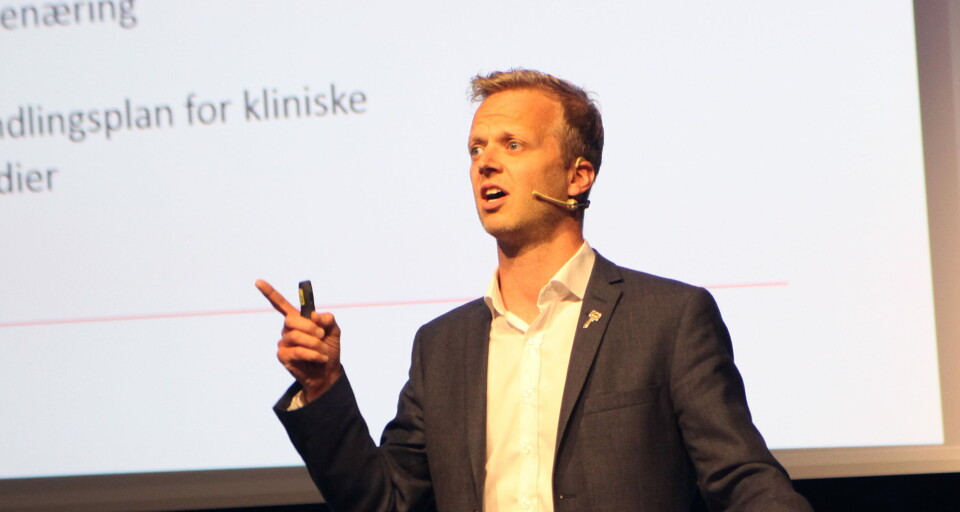 Curida-direktør Leif Rune Skymoen mener det aldri har vært større politisk vilje for den farmasøytiske industrien som nå. Men konkrete og reelle tiltak må på plass, mener han. Foto: Lars Brock Nilsen