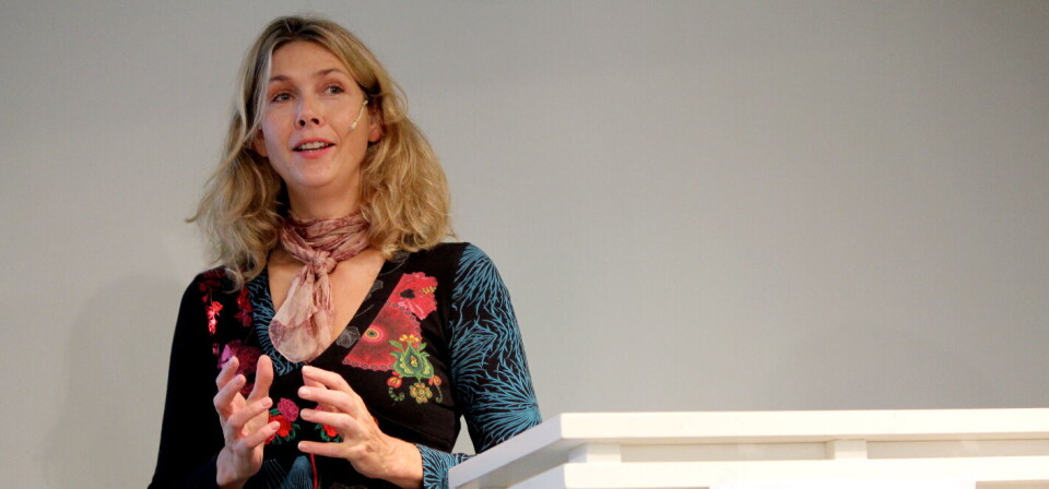 FIKK PRIS: Hedvig Nordeng mottok prisen for Årets farmasøyt 2016 under markeringen av Verdens farmasøytdag. Foto: Øyvind Bosnes Engen
