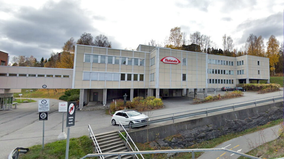 NY ARBEIDSPLASS: Fra 1.april begynte flere ansatte i det tidligere OTC-teamet til Takeda Norge i Orifarm. Byttet til ny arbeidsgiver er et resultat av en stor salgsavtale mellom Takeda og Orifarm som ble annonsert i april i fjor. Foto: Google Street View