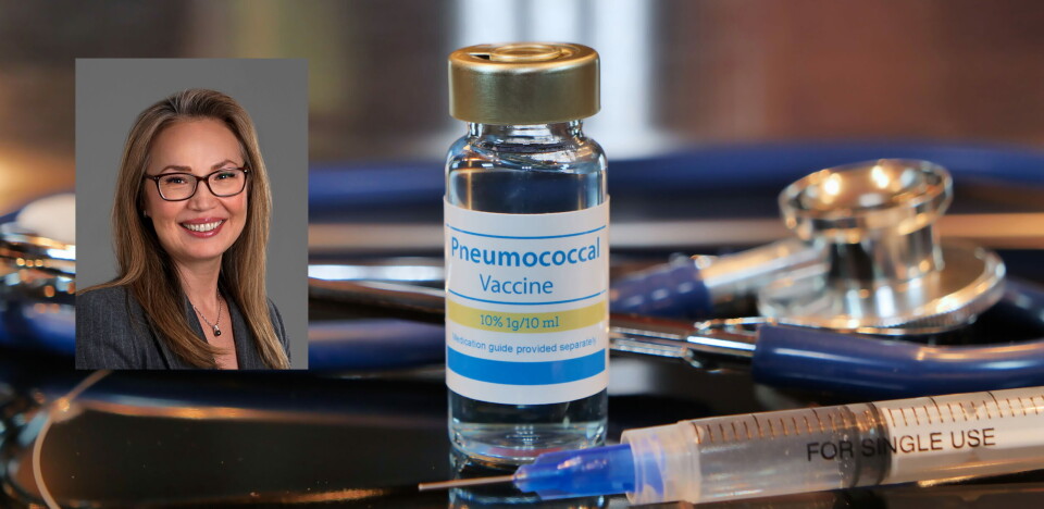 – I Norge i dag brukes en 13-valent konjugatvaksine mot pneumokokksykdom. V114, som er en 15-valent konjugatvaksine, viser god effekt mot Serotype 22F og 33F. Dette er serotyper som eksisterende konjugatvaksiner ikke dekker, sier Elmira Flem, fagdirektør for vaksiner i MSD. Foto: MSD/Getty Images