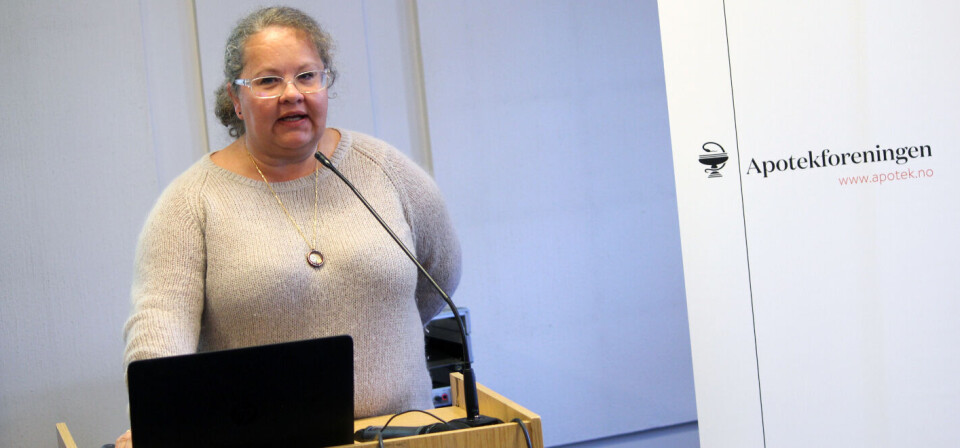 ØNSKER OFFENTLIG STYRING: – Jeg tror det blir veldig vanskelig hvis vi skal vente på initiativ fra MT-innehaveren for en del produkter, uttalte Larsen under et frokostmøte om farmasøytutlevering i regi av Apotekforeningen. Foto: Øyvind Bosnes Engen