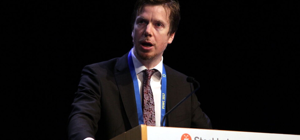SPÅR BØLGE AV NYSKAPINGER: Thomas Allvin, direktør for helsesystemer i den europeiske legemiddelindustriforeningen EFPIA. Foto: Øyvind Bosnes Engen