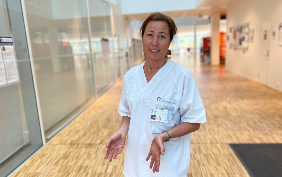 GLOBAL UTFORDRING: Nasofarynx-kreft er sjelden i Norge, men en stor utfordring globalt, sier overlege og seksjonsleder Åse Bratland ved Oslo universitetssykehus (OUS). Foto: Julie Kalveland GLOBAL UTFORDRING: Nasofarynx-kreft er sjelden i Norge, men en stor utfordring globalt, sier overlege og seksjonsleder Åse Bratland ved Oslo universitetssykehus (OUS). Foto: Julie Kalveland
