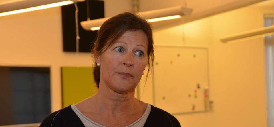 FORTVILET: – Vi er svært fortvilet over at norske pasienter med muskelsykdommen spinal muskelatrofi ennå ikke har fått den behandlingen de trenger, sier administrerende direktør Kristin Nyberg i Biogen. Foto: Lasse Moe FORTVILET: – Vi er svært fortvilet over at norske pasienter med muskelsykdommen spinal muskelatrofi ennå ikke har fått den behandlingen de trenger, sier administrerende direktør Kristin Nyberg i Biogen. Foto: Lasse Moe