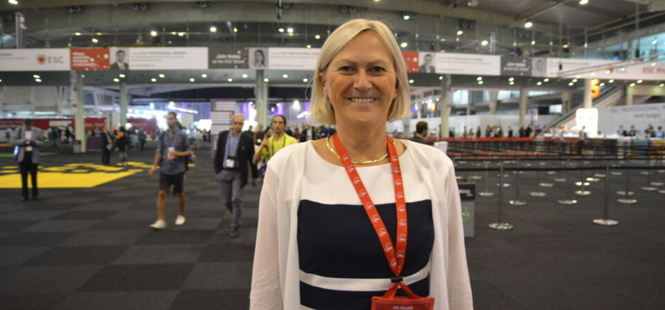 159 ANBEFALINGER: OUS-lege Sigrun Halvorsen presenterte de nye retningslinjene på European Society of Cardiology i Barcelona i slutten av august. Foto: Målfrid Bordvik