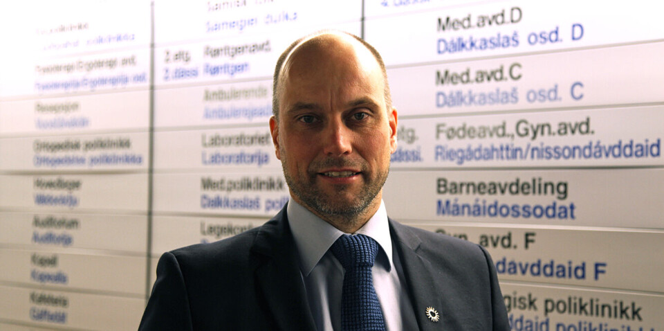 SØKER NY JOBB: Torbjørn Aas, som har vært direktør i Helse Finnmark siden 2013, søker stillingen som direktør i Helse Nord-Trøndelag. Foto: Arkiv
