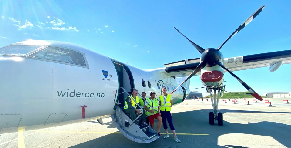 KAN BLI EU-RESSURS: Koronaflyet til Widerøe kan bli tilbudt som felleseuropeisk krisehåndteringsressurs.  Foto: Siri Gulliksen Tømmerbakke
