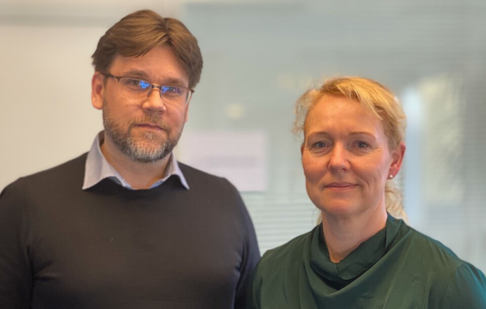 UNNTAKSSITUASJON: Lederne Nils Kristian Klev (t.v.) i Allmennlegeforeningen og Marte Kvittum Tangen i Norsk forening for allmennmedisin er urolige over situasjonen knyttet til virusutbruddet. Foto: Julie Kalveland UNNTAKSSITUASJON: Lederne Nils Kristian Klev (t.v.) i Allmennlegeforeningen og Marte Kvittum Tangen i Norsk forening for allmennmedisin er urolige over situasjonen knyttet til virusutbruddet. Foto: Julie Kalveland