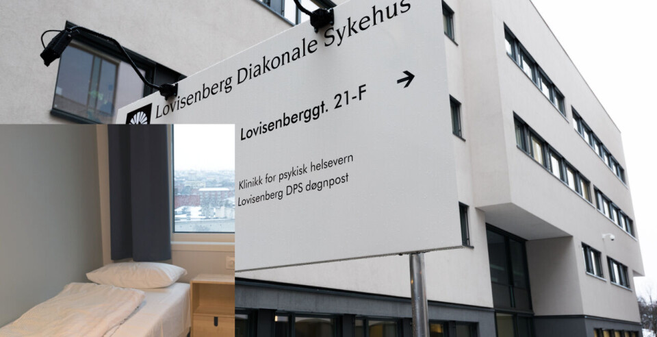 VIL UNNGÅ TVANG: Målet for behandling ved psykisk helsevern Lovisenberg sykehus i Oslo er minst mulig tvangsbruk. Derfor er ikke beltesenger med på lasset når de nå flytter i nytt bygg. Foto: Per Corneliussen VIL UNNGÅ TVANG: Målet for behandling ved psykisk helsevern Lovisenberg sykehus i Oslo er minst mulig tvangsbruk. Derfor er ikke beltesenger med på lasset når de nå flytter i nytt bygg. Foto: Per Corneliussen