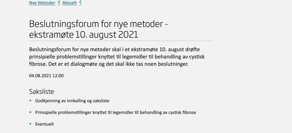 Utklipp fra programmet på Nyemetoder.no Foto: