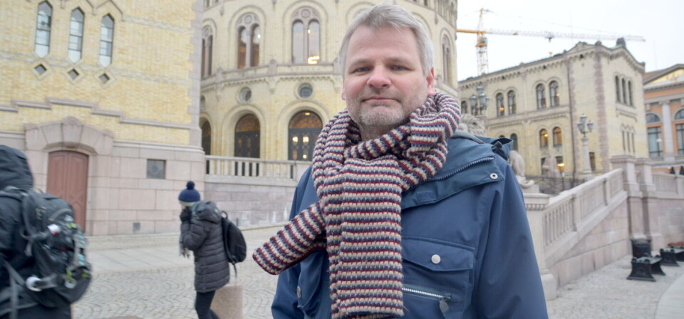 «STRÅLENDE»: Jan Gunnar Skoftedalen, leder i Fagrådet, mener utfallet fra Sykehusinnkjøps anbudskonkurranse for hepatitt C-legemidler er gledelig nytt. Foto: Lasse Moe
