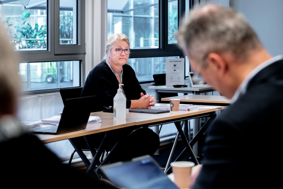 SA JA: Leder i Beslutningsforum og administrernde direktør i Helse Vest, Inger Cathrine Bryne. Her avbildet under forrige møte i Beslutningsforum. Foto: Vidar Sandnes