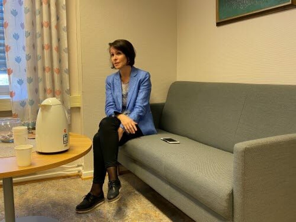 Klinikksjef Hedda Soløy-Nilsen i Bodø erkjenner at det er vanskelig å nå fram politisk med problemet. Foto: Siri Gulliksen Tømmerbakke Klinikksjef Hedda Soløy-Nilsen i Bodø erkjenner at det er vanskelig å nå fram politisk med problemet. Foto: Siri Gulliksen Tømmerbakke