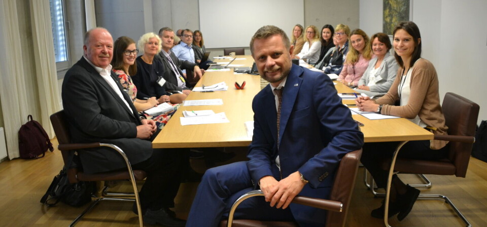 NYTT ARBEID: Helseminister Bent Høie samlet NCD-alliansen til møte mandag. Foto: Målfrid Bordvik