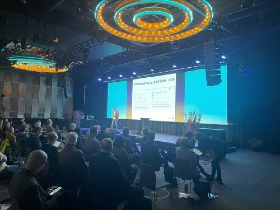 KONFERANSEN: Tor Ingebrigtsen i forbindelse med sitt innlegg på konferansen.
Foto: Anders Zerener KONFERANSEN: Tor Ingebrigtsen i forbindelse med sitt innlegg på konferansen.
Foto: Anders Zerener