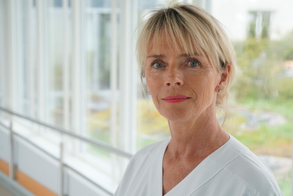 STOLT: Klinikksjef Kathi Sørvig sier at hun er spesielt stolt over tilbakemeldingene sykehuset får på personalet, på måten de jobber i tverrfaglige team og engasjementet hos lederne. Foto: Sunnaas Sykehus