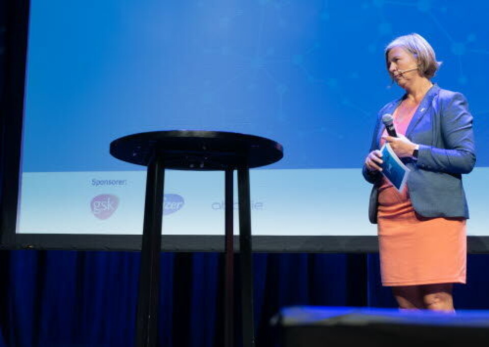NØDVENDIG: Anne-Karin Rime, president i Legeforeningen. beskriver målet Helse Vest har satt seg som tøft, men mener at det er nødvendig med høye ambisjoner for å få en endring. NØDVENDIG: Anne-Karin Rime, president i Legeforeningen. beskriver målet Helse Vest har satt seg som tøft, men mener at det er nødvendig med høye ambisjoner for å få en endring.