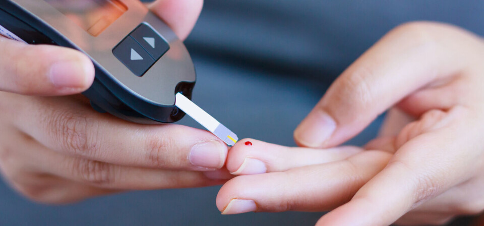 DIABETES: En person med diabetes måler blodsukkeret. Ny studie viser at leger ofte ikke fanger opp en tredje diabetestype. Illustrasjonsfoto: GettyImages Foto: DIABETES: En person med diabetes måler blodsukkeret. Ny studie viser at leger ofte ikke fanger opp en tredje diabetestype. Illustrasjonsfoto: GettyImages Foto: