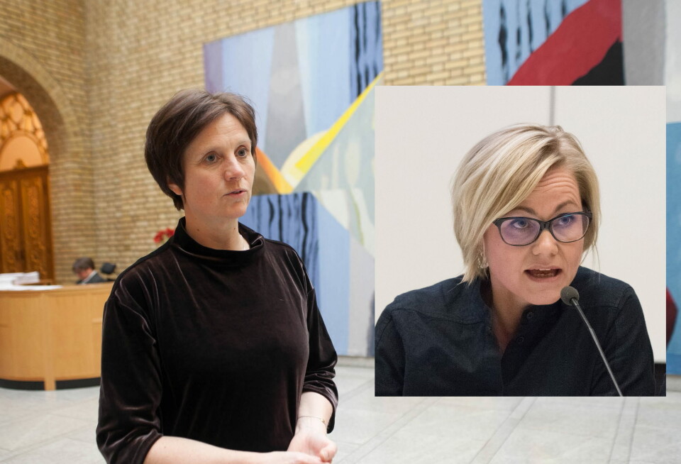 VIL VITE. De to profilerte helsepolitikerne Kjersti Toppe (Sp) og Ingvild Kjerkol (Ap) mener man må til bunns i hva som er skjedd når flere kreftpasienter kan ha fått tilbakefall på grunn av behandlingen de har fått.
Foto: Lasse Moe/Per Corneliussen