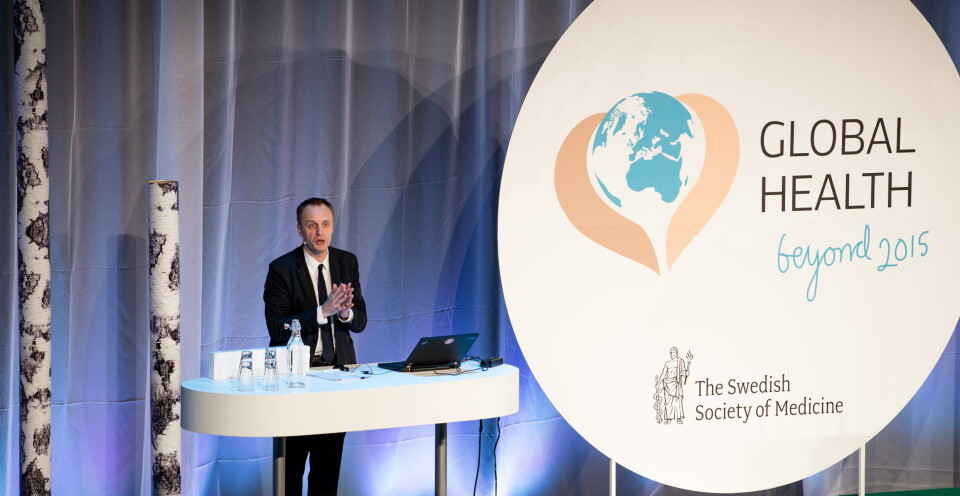 ADVARER: Richard Horton, redaktor i The Lancet, advarer mot bruk av atomvåpen. Her fra et tidligere arrangement. Foto: