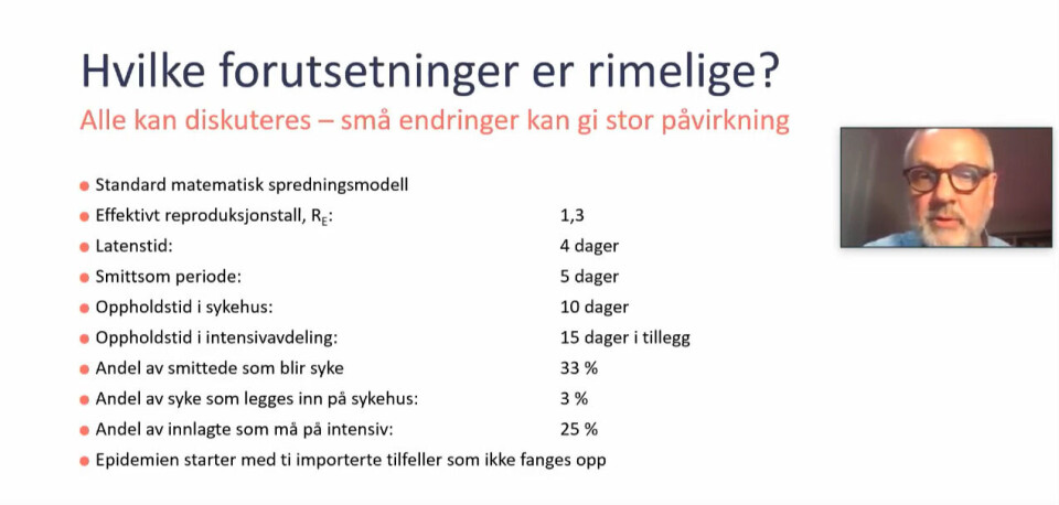 Anslår 1.700 korona-innleggelser