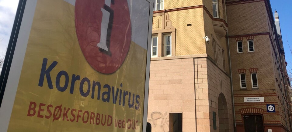 ENDRER REGLENE: Oslo universitetssykehus vil nå ikke la vikarer gå på jobb før de har testet negativt. Foto: Anne Grete Storvik ENDRER REGLENE: Oslo universitetssykehus vil nå ikke la vikarer gå på jobb før de har testet negativt. Foto: Anne Grete Storvik