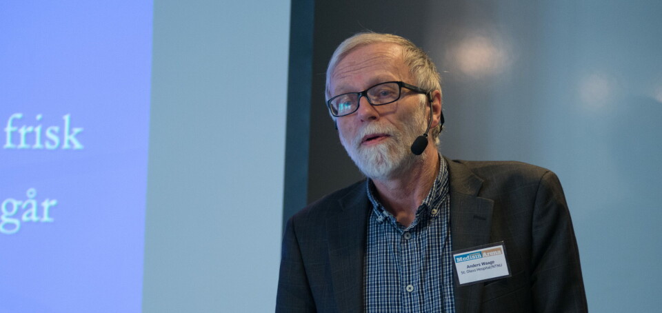 – Fagmiljøet ser en stor fordel i at denne behandlingen gis i tablettform, sier Anders Waage, professor i blodsykdommer ved NTNU. Han håper behandlingen kan bli tilgjengelig gjennom det offentlige. Arkivfoto. Foto: