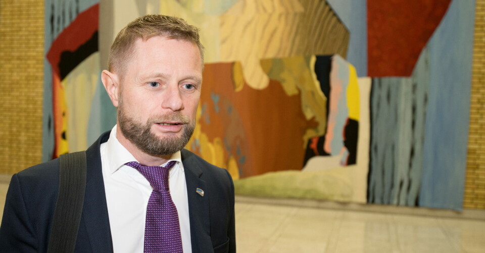 Helseminister Bent Høie (H) vil be Helse Nord om å utrede saken der Finnmarkssykehuset HF er besluttet lagt under UNN. Foto: Vidar Sandnes Helseminister Bent Høie (H) vil be Helse Nord om å utrede saken der Finnmarkssykehuset HF er besluttet lagt under UNN. Foto: Vidar Sandnes