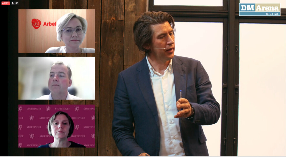 DEBATT: Ingvild Kjerkol (Ap), Kjersti Toppe (Sp), Sveinung Stensland (H) møtte Lill Sverresdatter Larsen (Norsk sykepleierforbund) og Marit Hermansen (Legeforeningen) til debatt i kjølvannet av at Koronakommisjonen la fram sine funn. Foto: DEBATT: Ingvild Kjerkol (Ap), Kjersti Toppe (Sp), Sveinung Stensland (H) møtte Lill Sverresdatter Larsen (Norsk sykepleierforbund) og Marit Hermansen (Legeforeningen) til debatt i kjølvannet av at Koronakommisjonen la fram sine funn. Foto: