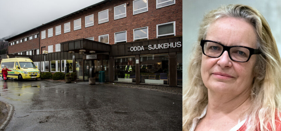 BRYTER MED PLANEN: Ruth Grung (Ap) er saksordfører for de to representantforslagene om akuttkirurgi, som skal behandles i Stortinget 15. mai. Hun mener Høies beslutning om å avvikle akuttkirurgien ved Odda, bryter med hensynet til lokale forhold og pasientsikkerhet, som var forutsatt i Nasjonal helse- og sykehusplan. Foto: